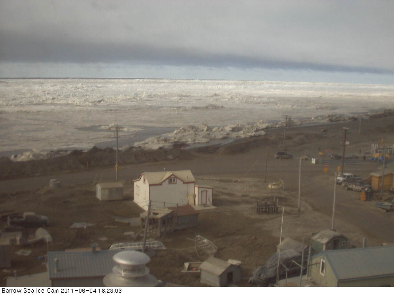 Deep Cold Alaska Weather & Climate Shorefast Ice at Barrow