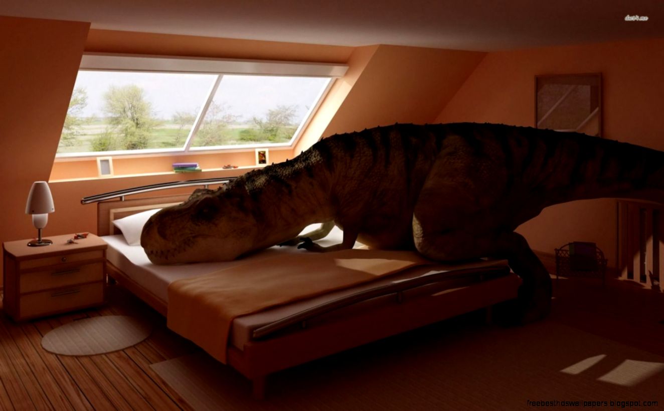 Sleeping Dinosaur Desktop Background HD 1920x1200
