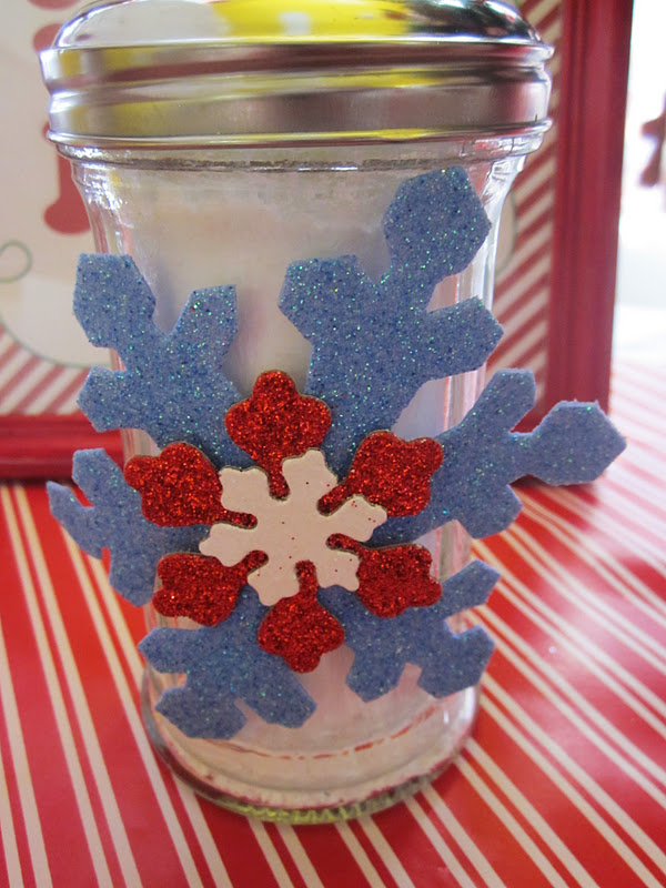 Homespun With Love: Peppermint & Snowflakes Party Pt.2