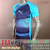 Áo Bóng Đá Không Logo Đẹp Puma Coral Xanh