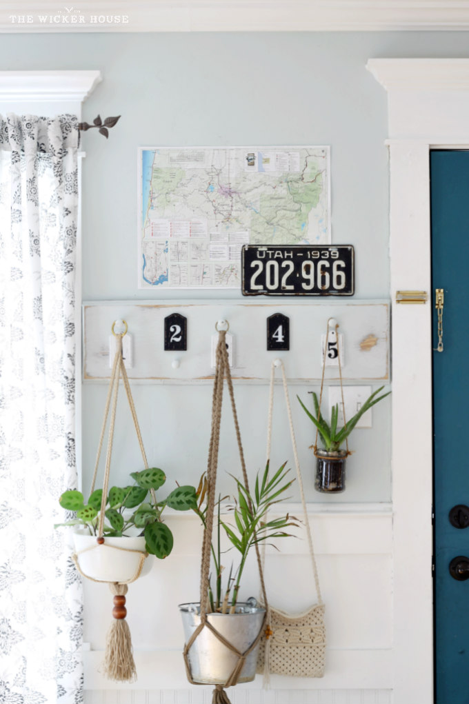 Hanging Plants in our Entryway The Wicker House