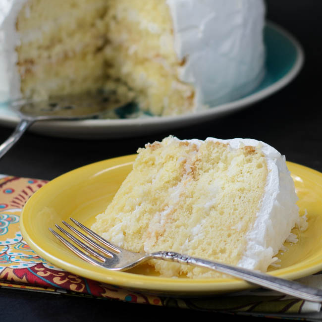 Coconut Cake - #FoodMemory Guest Post with Magnolia Days - Savoring Italy