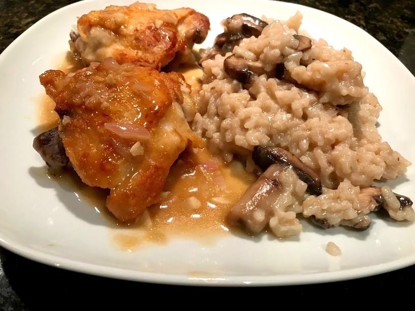 Coco's Cooking Skillet Roasted Chicken in Lemon Sauce