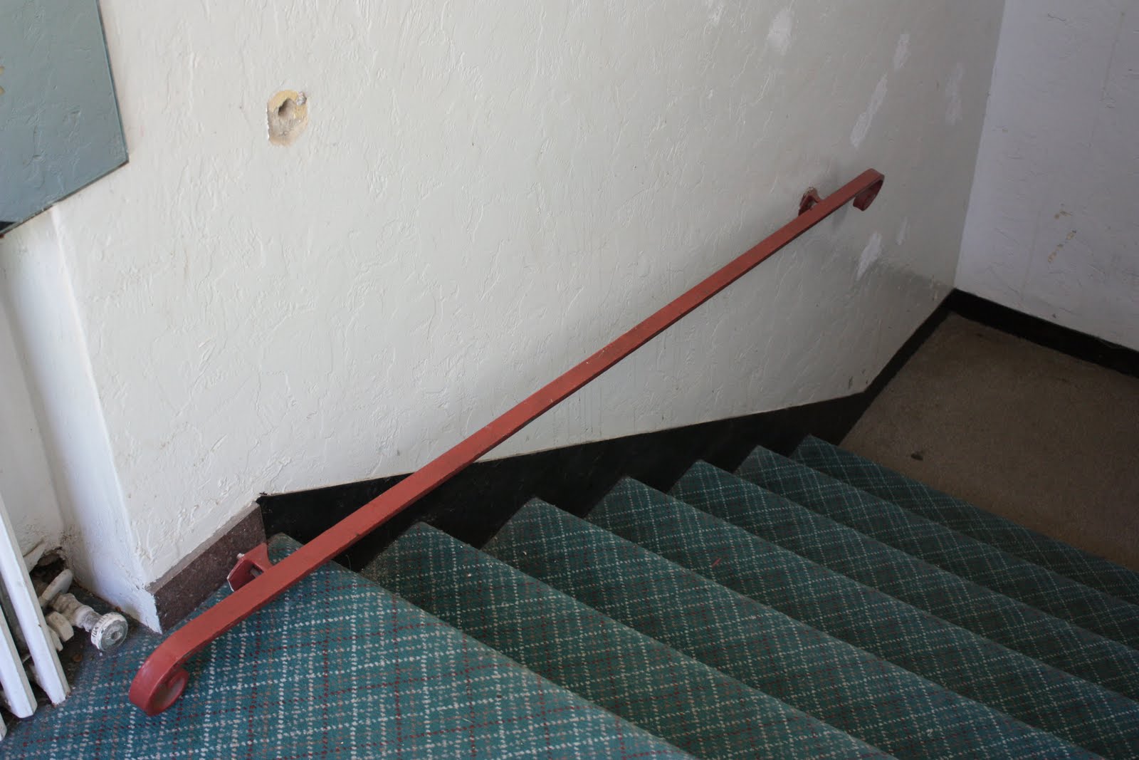 Leaking Bathroom Ceiling: Forward Management's Broken Stairwell Railing