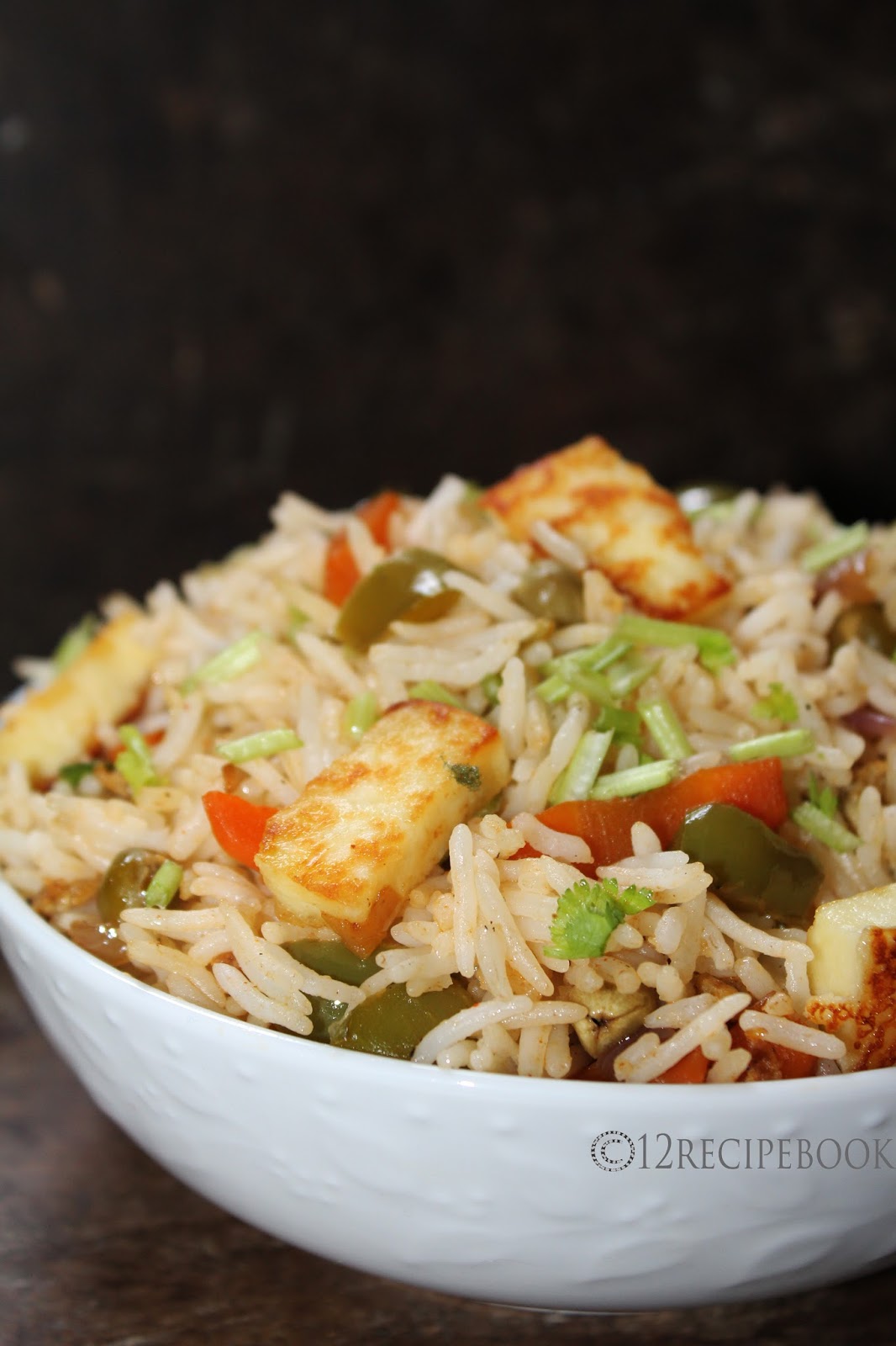 Paneer Fried Rice Recipe Book