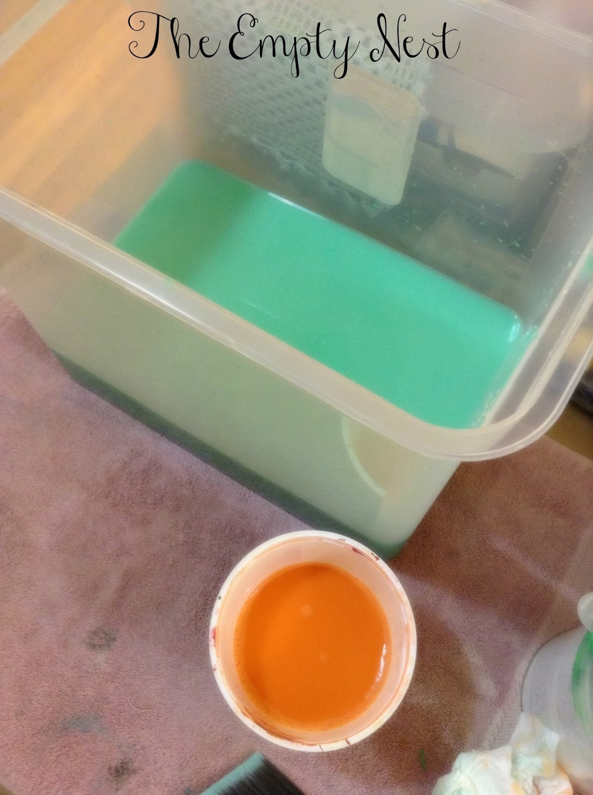 The Empty Nest How to dye fabric with Chalk Paint® decorative paints