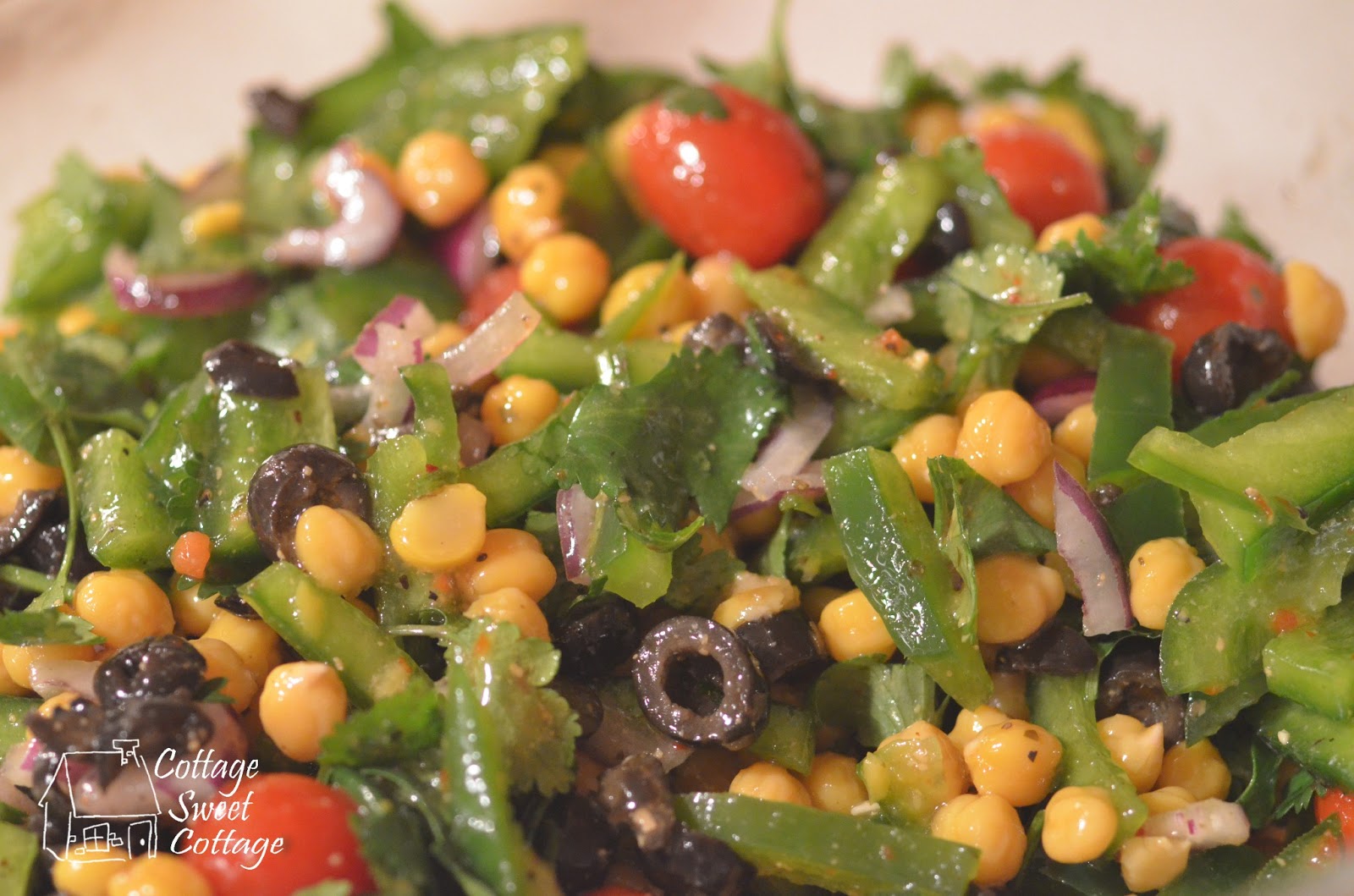 Cottage Sweet Cottage Garbanzo Bean Salad