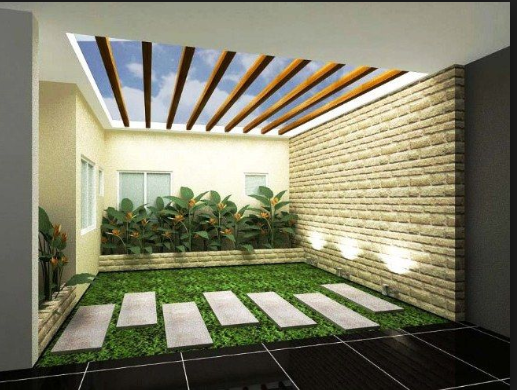 Inspirasi Taman Indoor Minimalis Yang Adem Sejuk Dan Menenangkan Fikiran