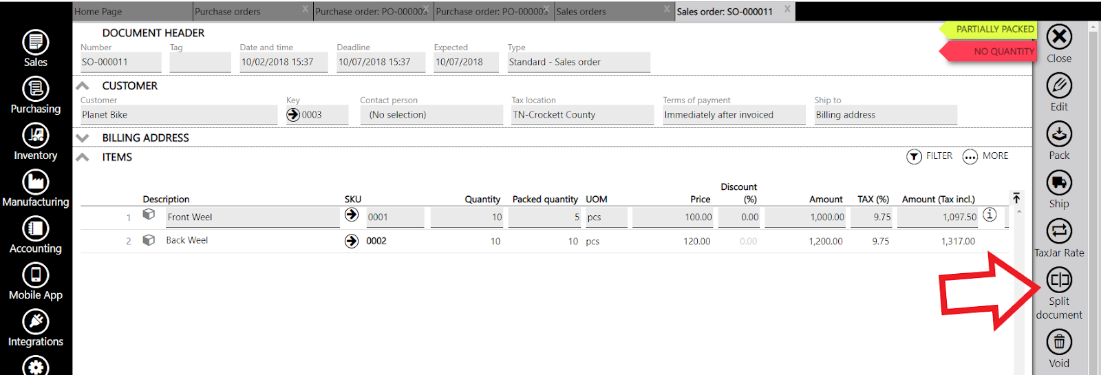 Fulfillment - backorders Fulfillment - backorders