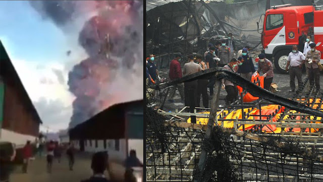Pabrik Petasan di Tangerang Terbakar, Puluhan Karyawan Tewas Mengenaskan