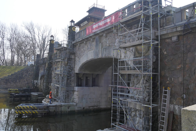 Реконструкция моста на шлюзе Горжин