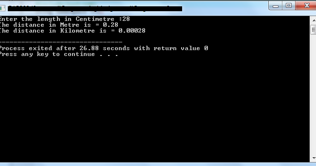 Write a program in C++ to enter length in centimeter and convert it ...