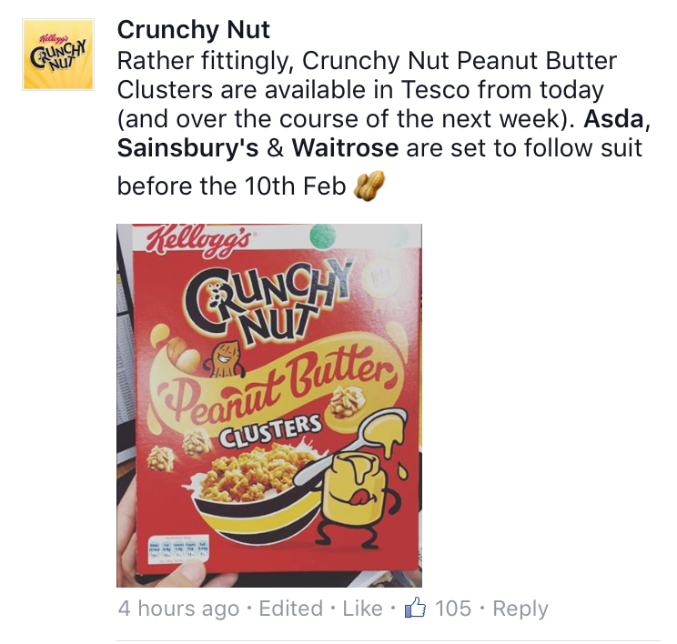 Archived Reviews From Amy Seeks New Treats NEW! Kellogg's Crunchy Nut