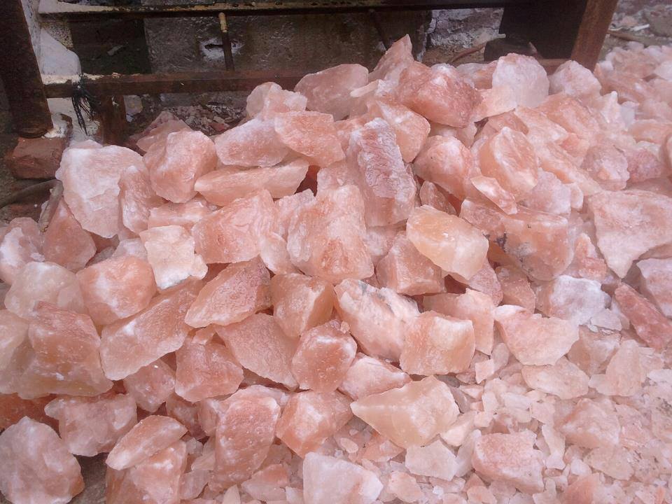 Rock salt mined from Khewra Salt Mines Business Insides