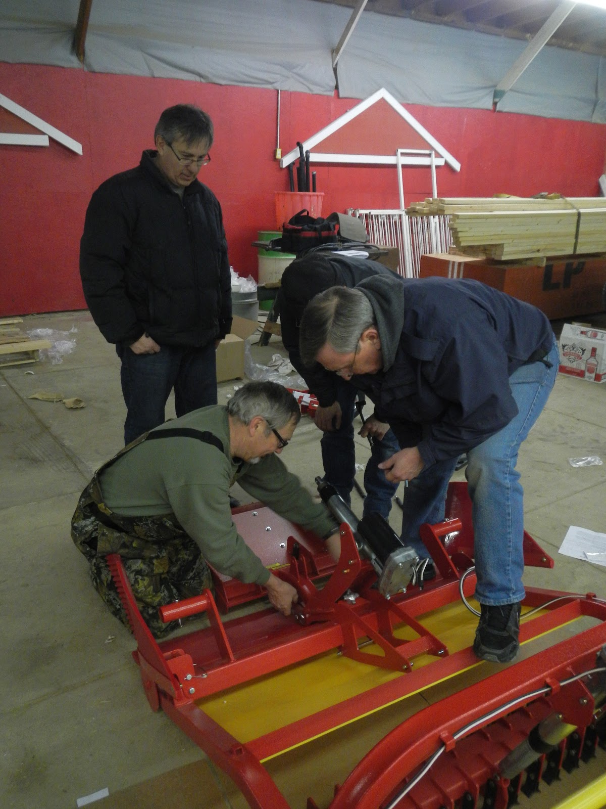 Yorkton Cross Country Ski Club: NEW GROOMING EQUIPMENT FINALLY ARRIVED