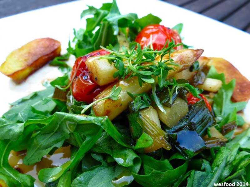 WesFood - Herr Westerhausen kocht ...: Lauwarmer Spargelsalat mit ...