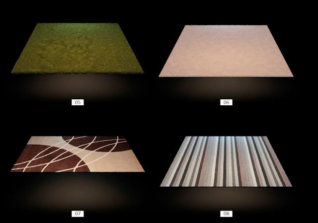 3dsMax高精度33個地毯3D模型下載