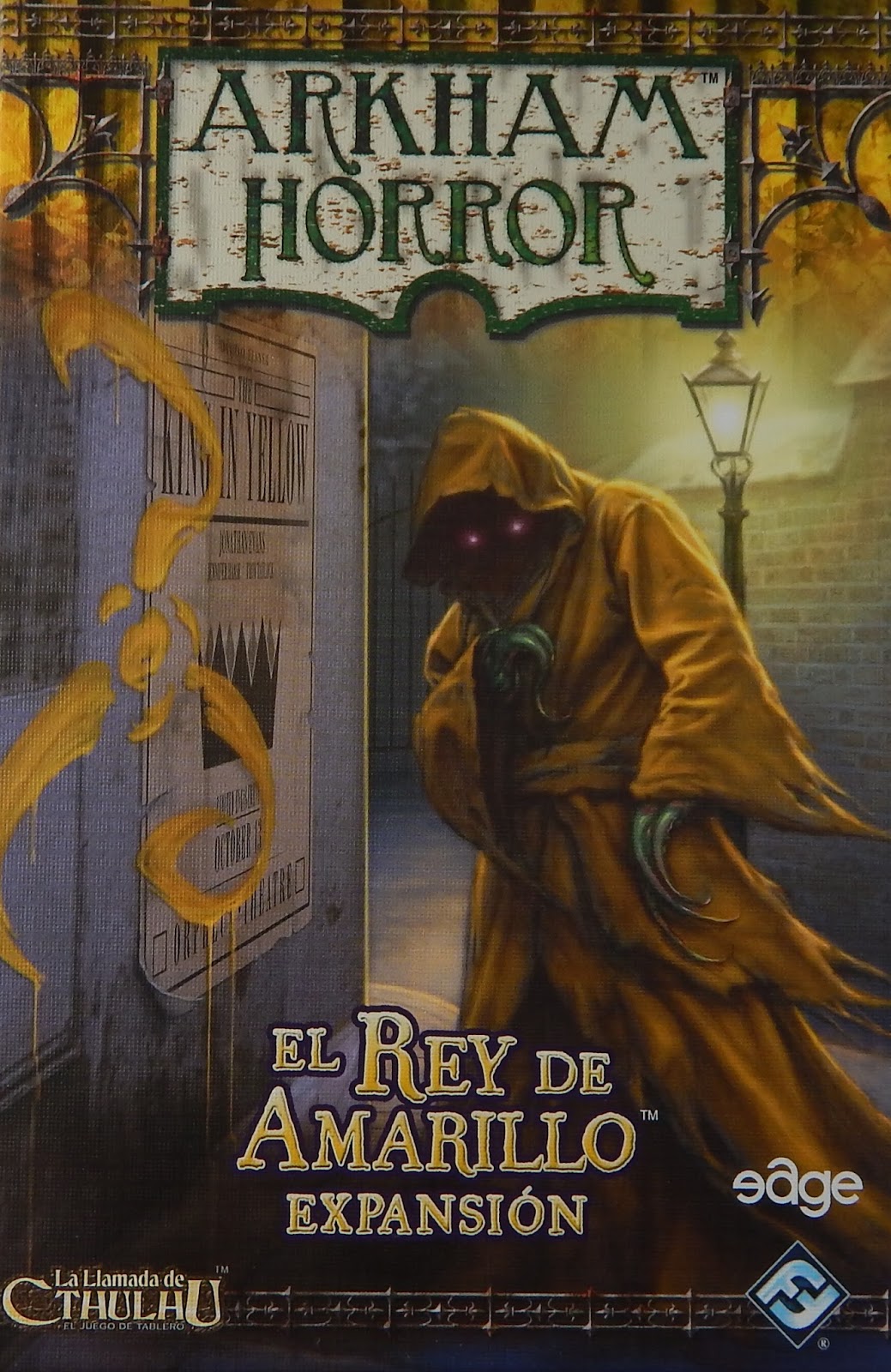 Susurros desde la Oscuridad Arkham Horror El Rey de Amarillo expansión