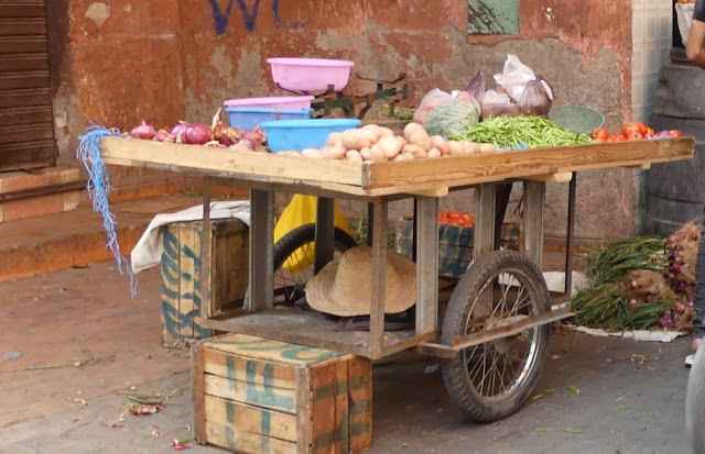 Souk in Marrakesch - Gemüse Souk in Marrakesch - Gemüse