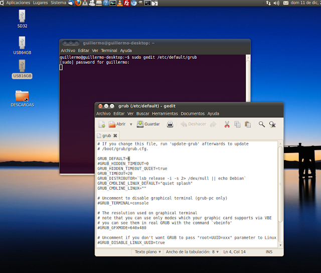Cambiar el orden de arranque en sistemas duales con Ubuntu