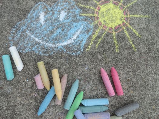 100 Ways To Be Creative: Sidewalk Chalk