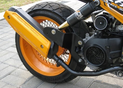 Honda Beat Orange Modif Aliran Bobber | Modifikasi Honda | CB150R
