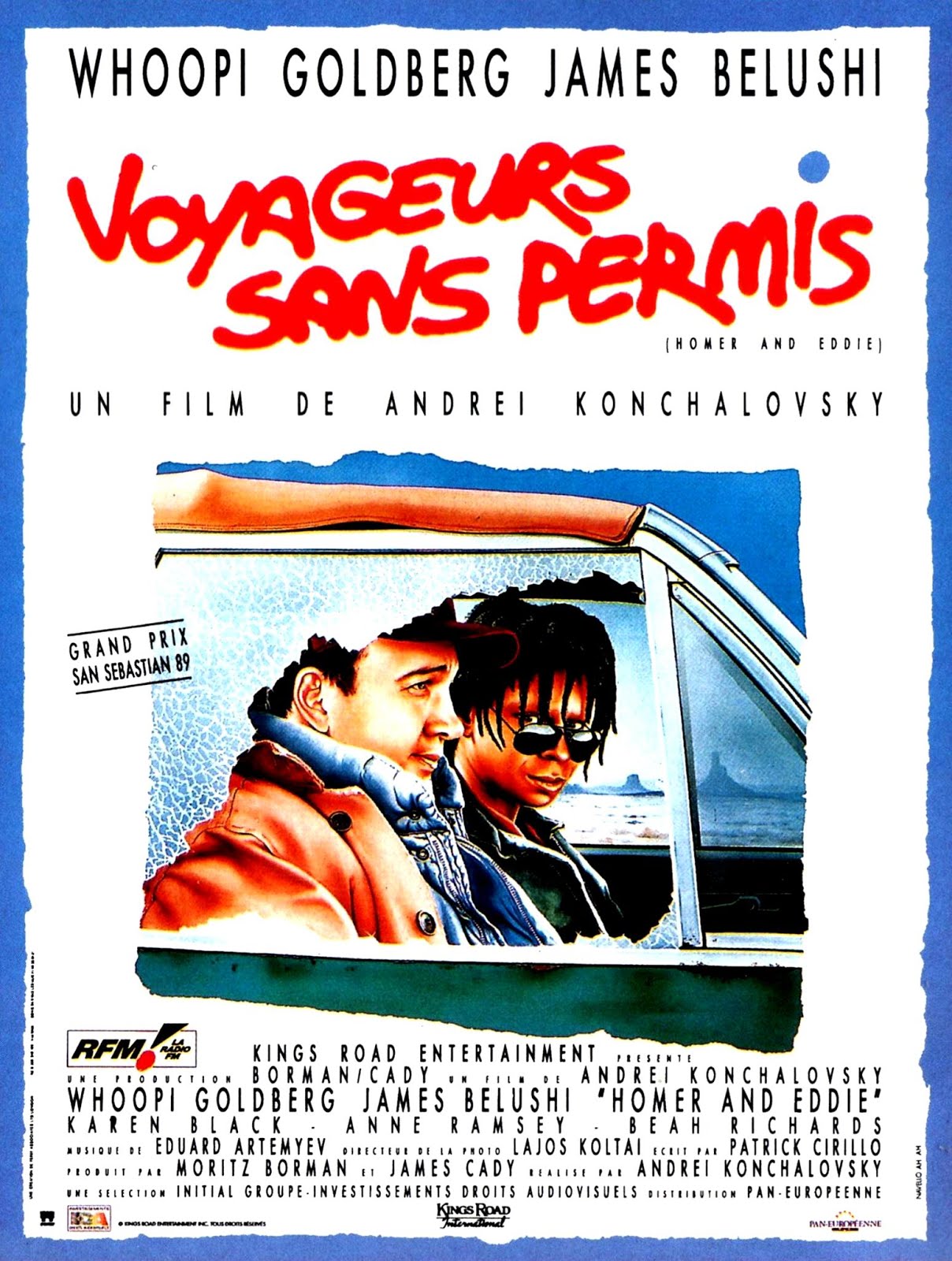 Voyageurs sans permis (1988) Andrei Konchalovsky - Homer and Eddie (25.01.1988 / 03.1988)