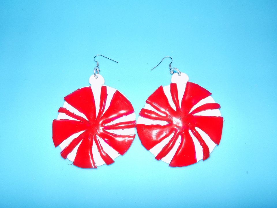 Jungle Beauty Goddesses Christmas Earrings DIY Hot Glue Gun Crafts