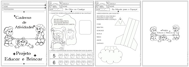 Caderno Projeto Educar e Brincar