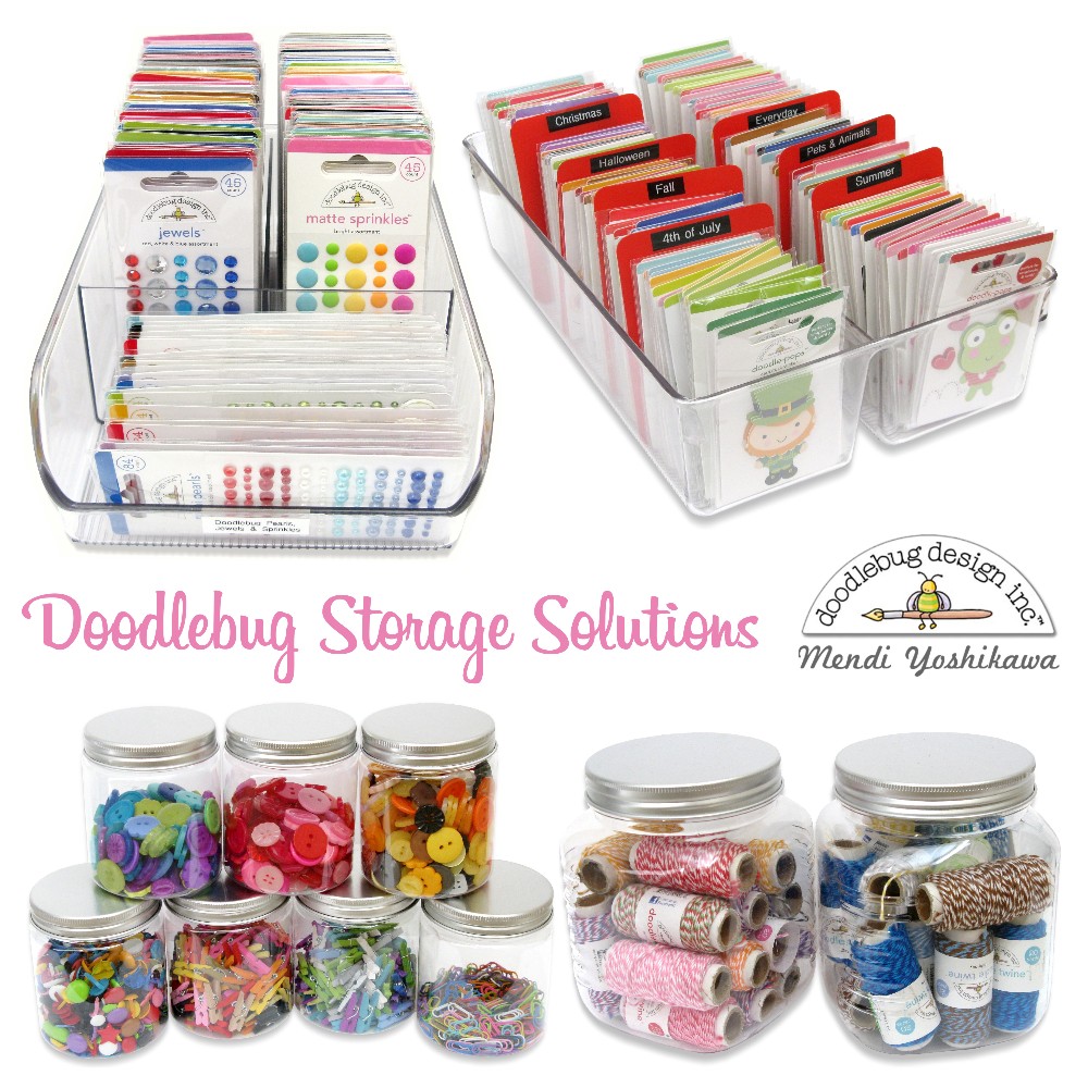 Craft Room Embellishments Storage and Organization Tips - Kathy by Design