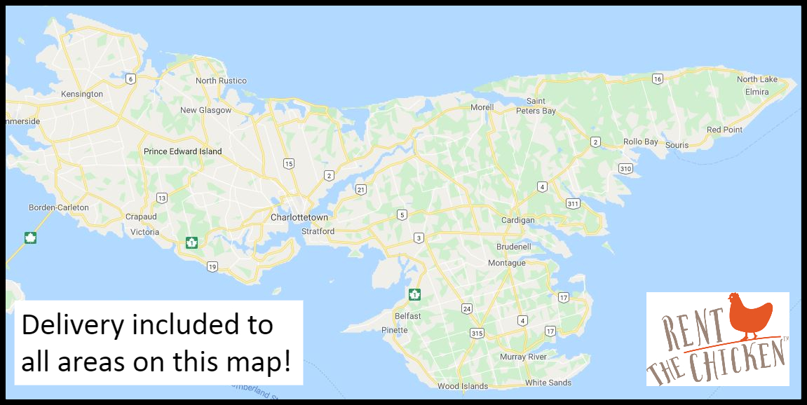 Bay Fortune Pei Map Rent The Chicken: Prince Edward Island