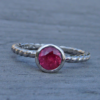 pink sapphire ring