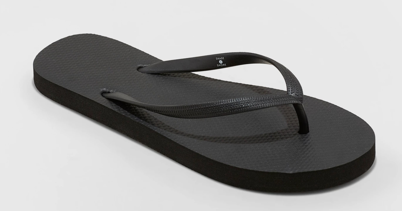 white flip flops target