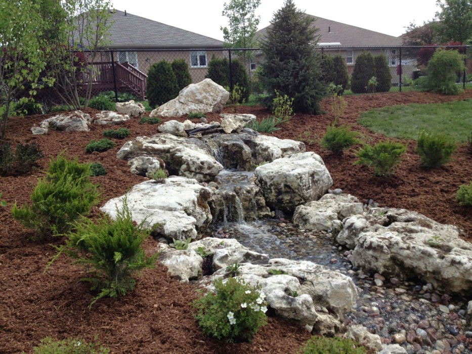 Back Yard Home: Pondless Waterfall Ideas Backyard Your Home