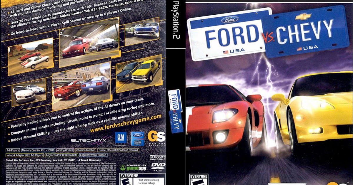 Ford vs. Chevy - Playstation 2 - Ultra Capas