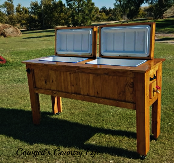Cowgirl's Country Life My Wooden Beer Cooler Build