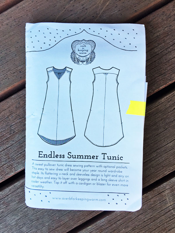 The Tunic, A Verb for Keeping Warm pattern Gather & Make