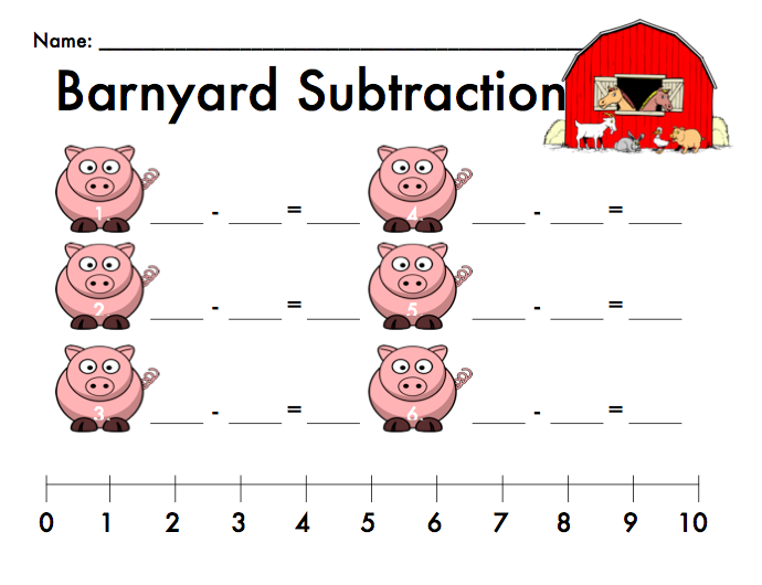 https://www.teacherspayteachers.com/Product/Barnyard-Subtraction-Freebie-234355