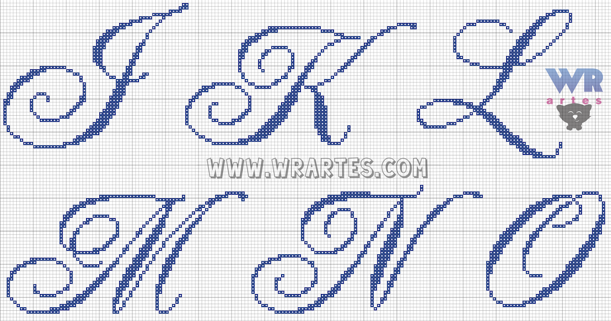 Featured image of post Ponto Cruz Letras Cursivas Grandes