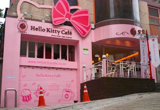 Hello Kitty cafe, Seoul Korea