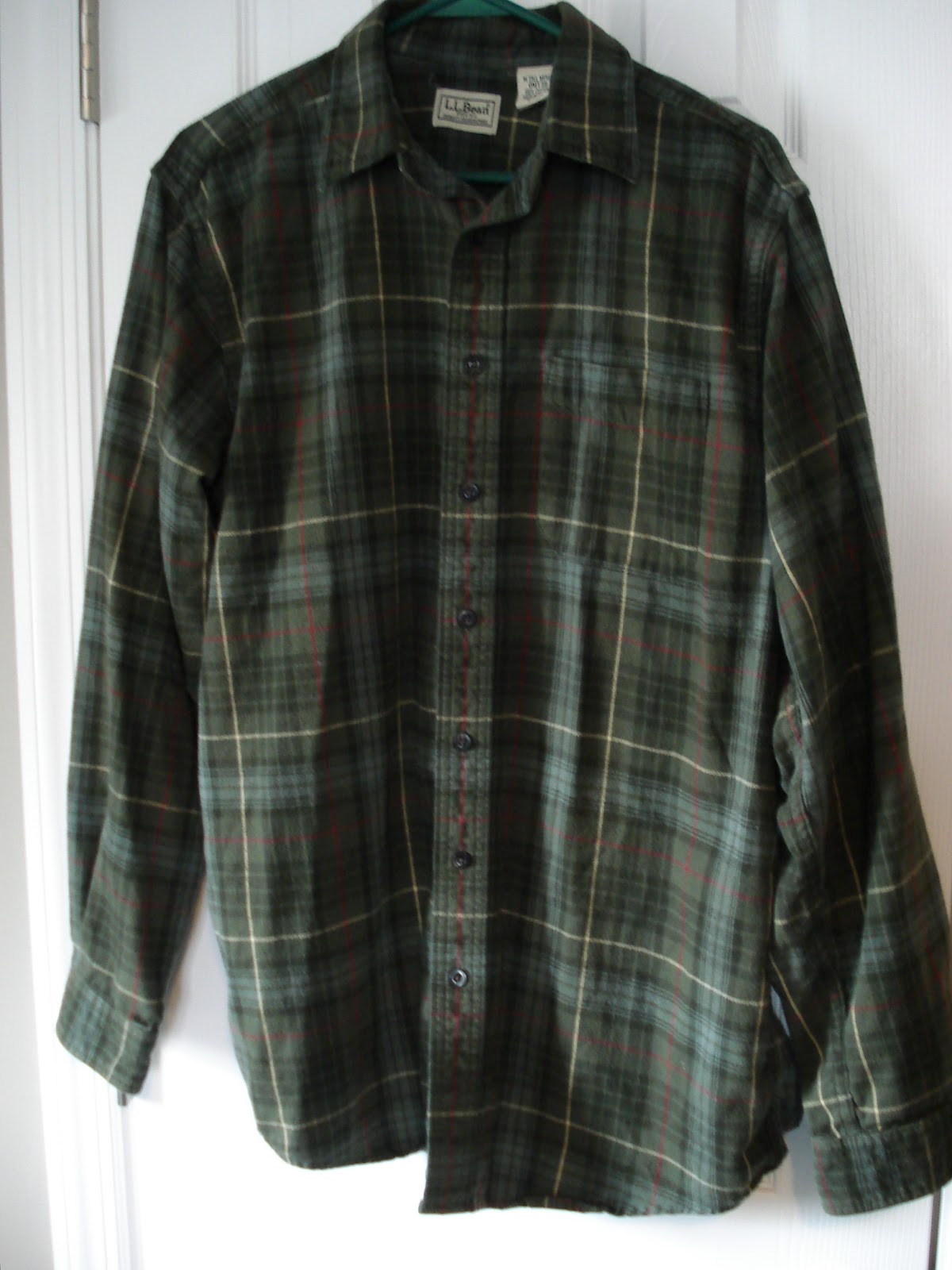 Fleece Menagerie: Upcycled flannel shirt hippopotamus (SOLD)