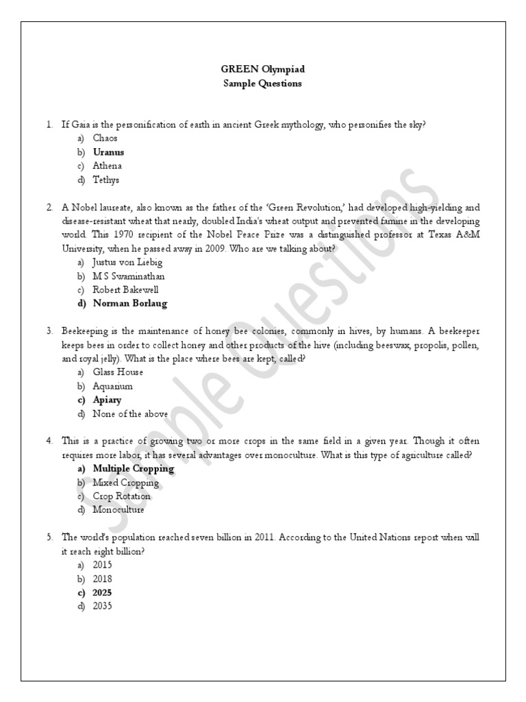 green-olympiad-sample-papers-scribd-india