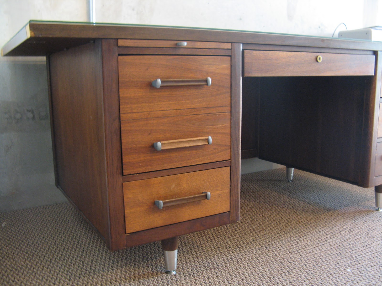 MidCentury Modern Executive Desk Sold! Thrifty Business PHX
