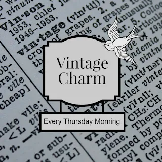 Vintage Charm is a vintage-themed link party where awesome thrifters and collectors link up each week with something new!