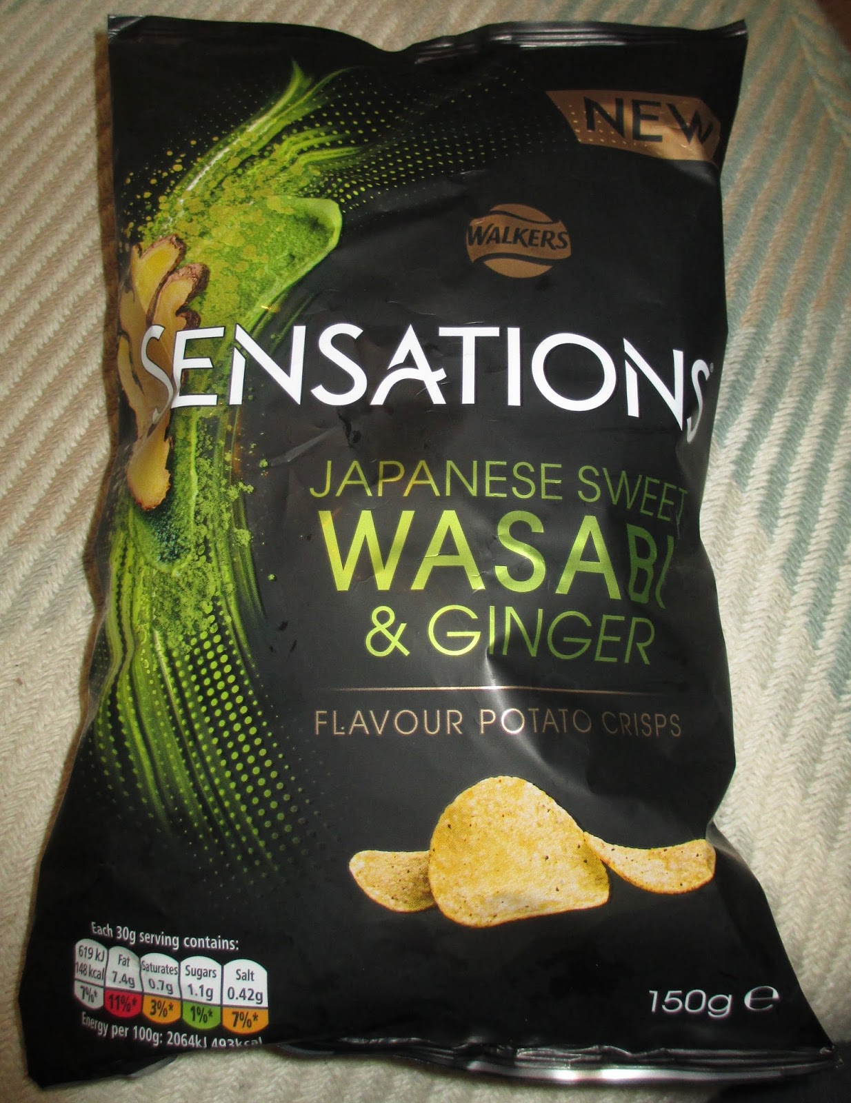 FOODSTUFF FINDS Walkers Japanese Sweet Wasabi and Ginger Sensations