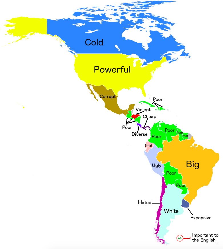 Google.ar autocomplete for Argentina: "Why is  [country in the Americas]...?"