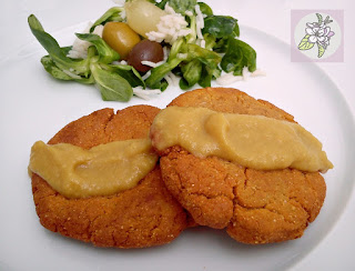 Escalopes de Almendra y Garbanzo