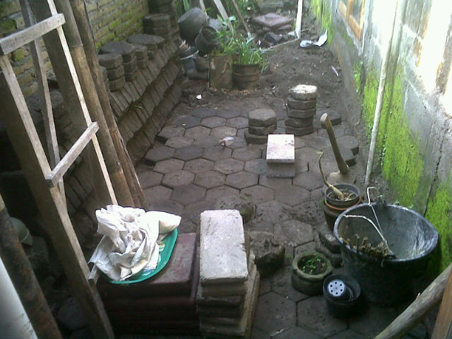 pasang paving block