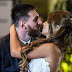 Football Star Lionel Messi weds his childhood sweetheart (photos)