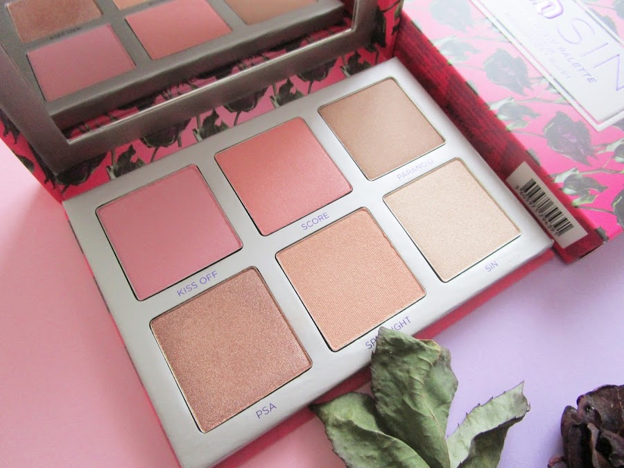 SIN Afterglow Palette Highlighter and Blush de Urban Decay